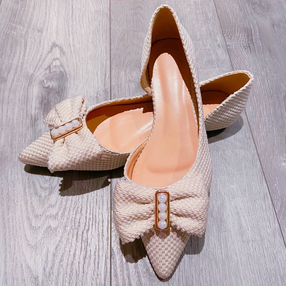 Pearlized Bow Flats